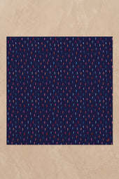 Reine silk scarf Elisabeth Blue